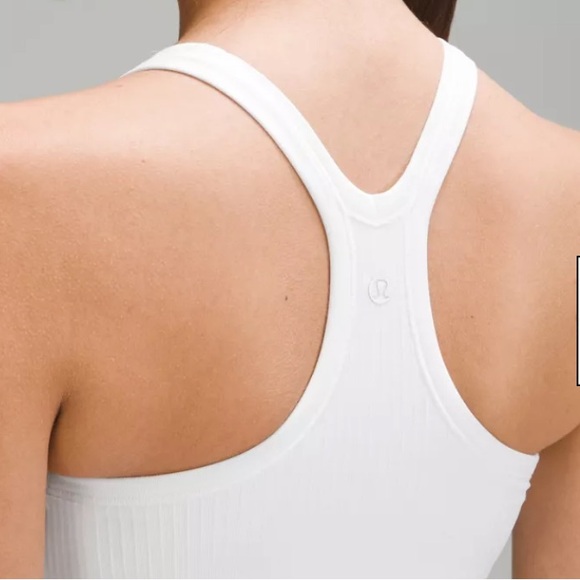 LULULEMON EBB TO STREET RIBBED TANK TOP - SIZE 6 - Picture 5 of 6